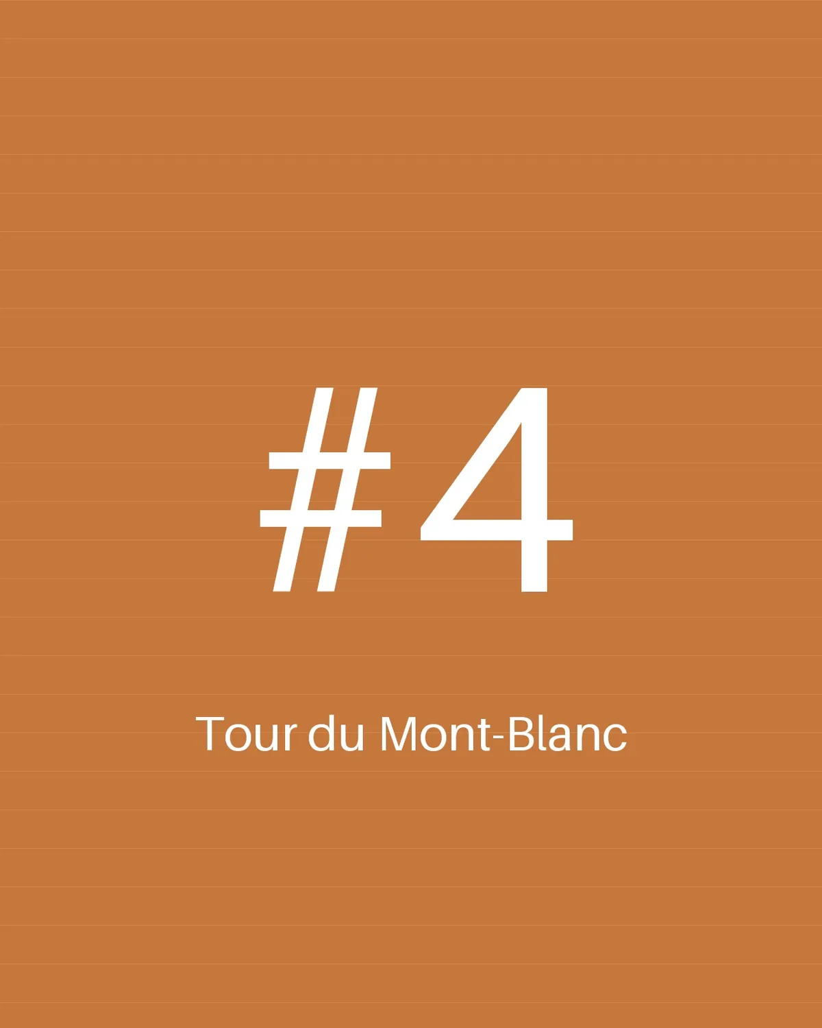 Tour du Mont-Blanc