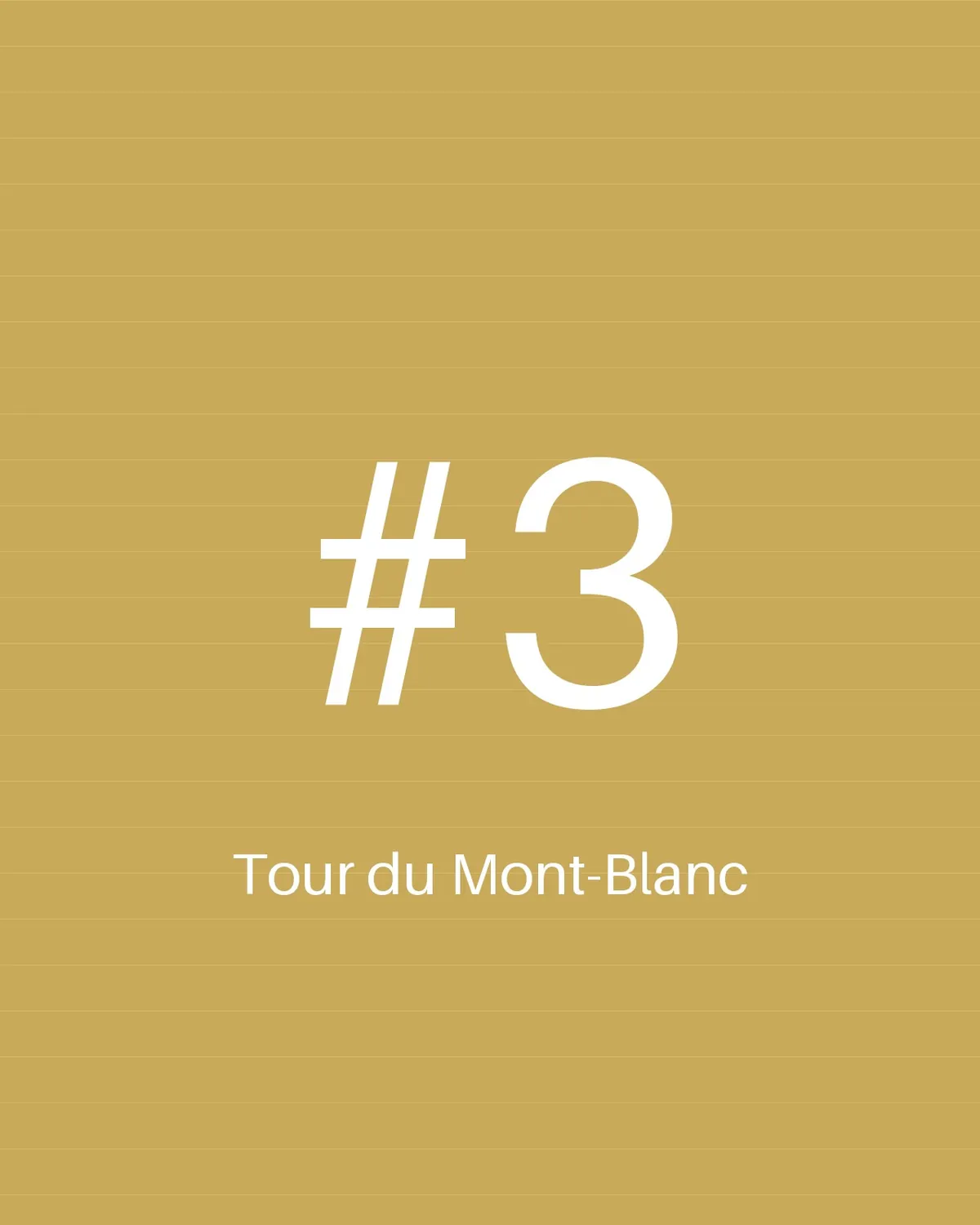 Tour du Mont-Blanc