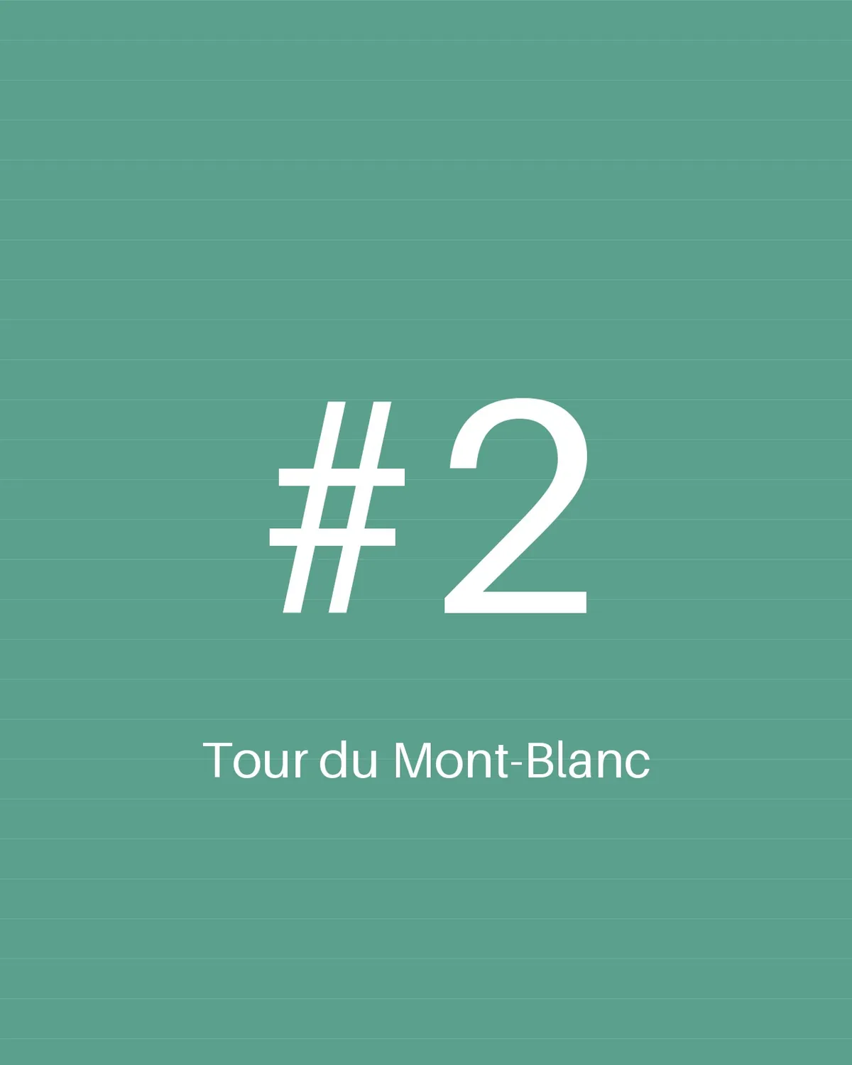 Tour du Mont-Blanc