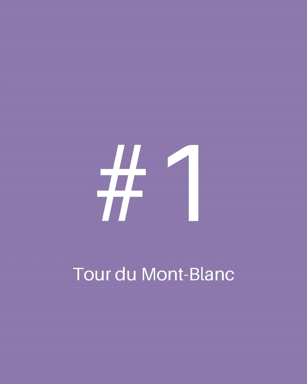Tour du Mont-Blanc